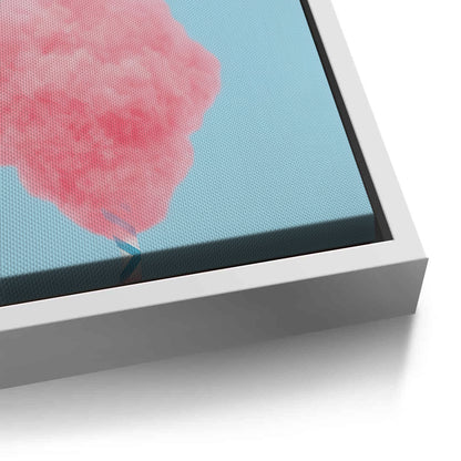 Cockatoo Bird on Cotton Candy - Canvas