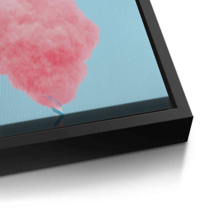 Cockatoo Bird on Cotton Candy - Canvas