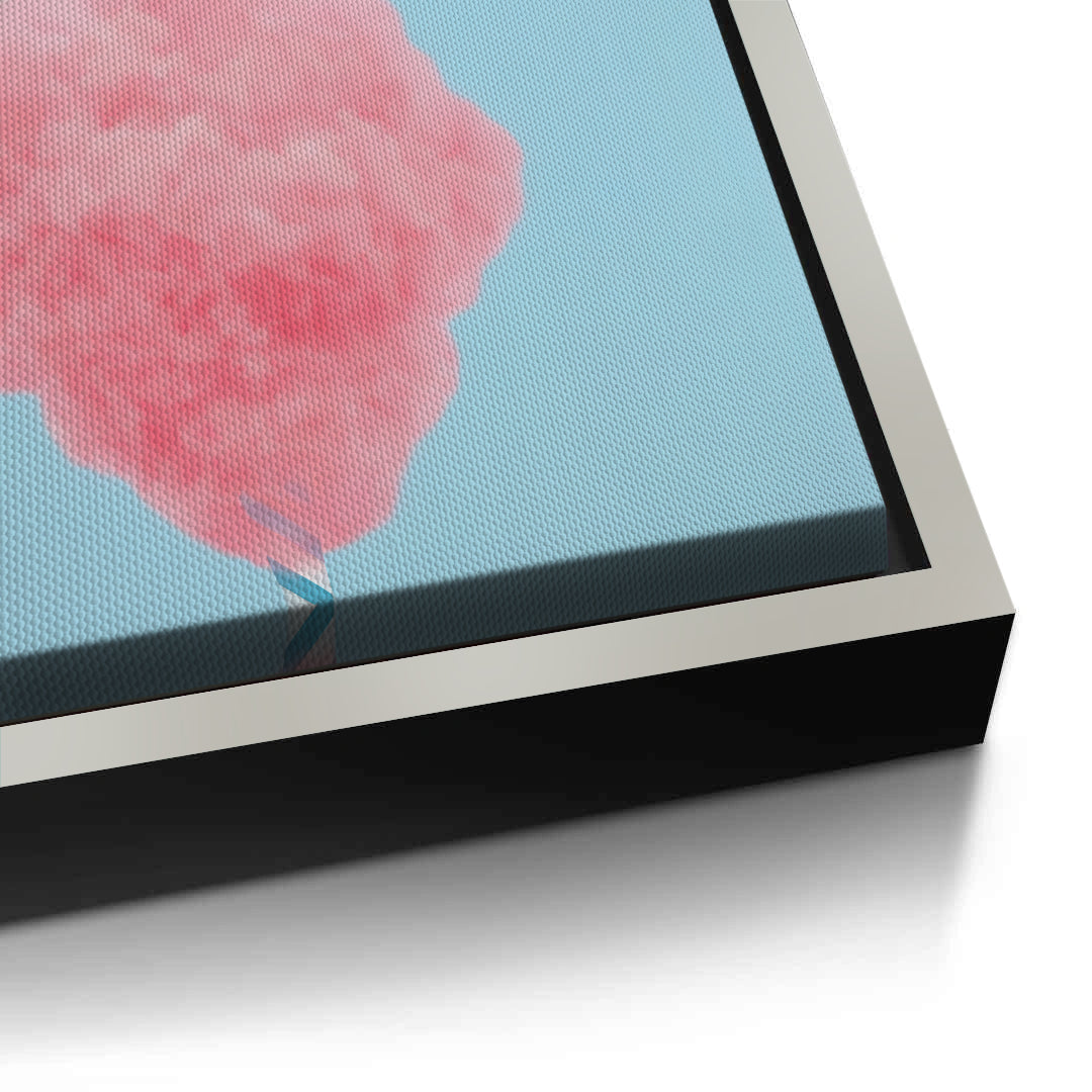 2Cockatoo Bird on Cotton Candy - Canvas