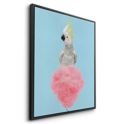 Cockatoo Bird on Cotton Candy - Canvas