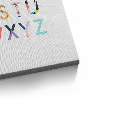 Colorful Alphabet - Canvas