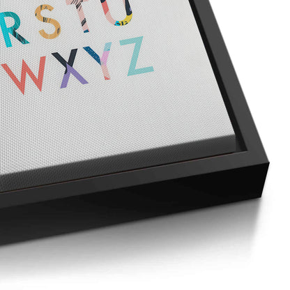 Colorful Alphabet - Canvas