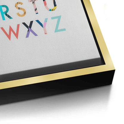 Colorful Alphabet - Canvas