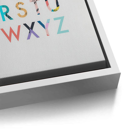 Colorful Alphabet - Canvas