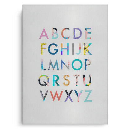 Colorful Alphabet - Canvas