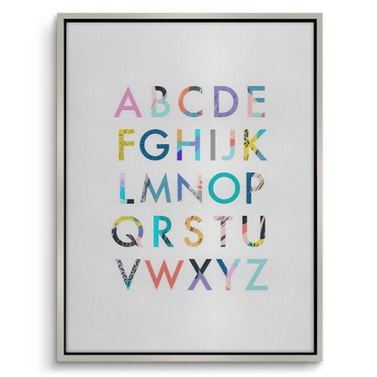 Colorful Alphabet - Canvas