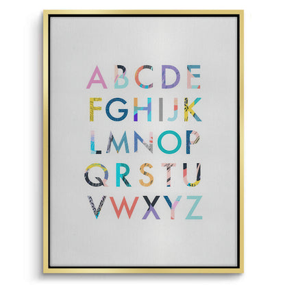 Colorful Alphabet - Canvas