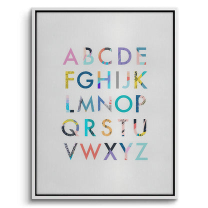 Colorful Alphabet - Canvas