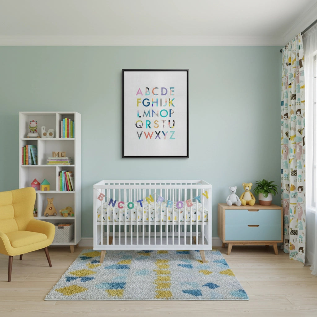 2Colorful Alphabet - Canvas