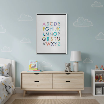 Colorful Alphabet - Canvas