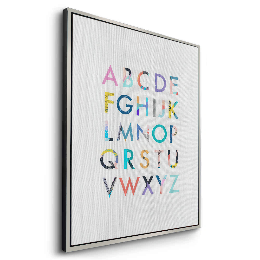 2Colorful Alphabet - Canvas