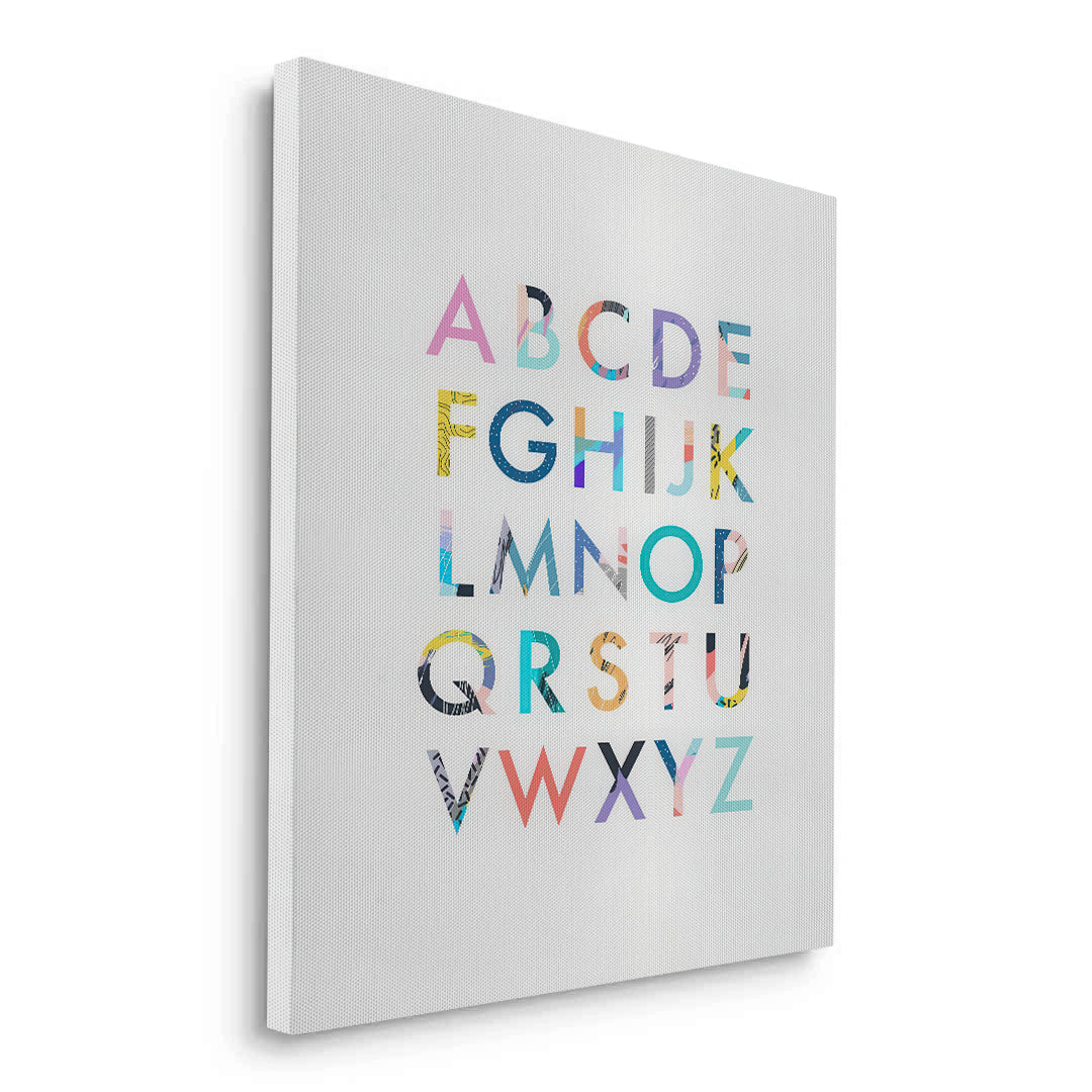 2Colorful Alphabet - Canvas