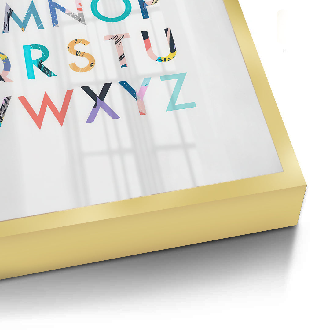2Colorful Alphabet - Fine Art