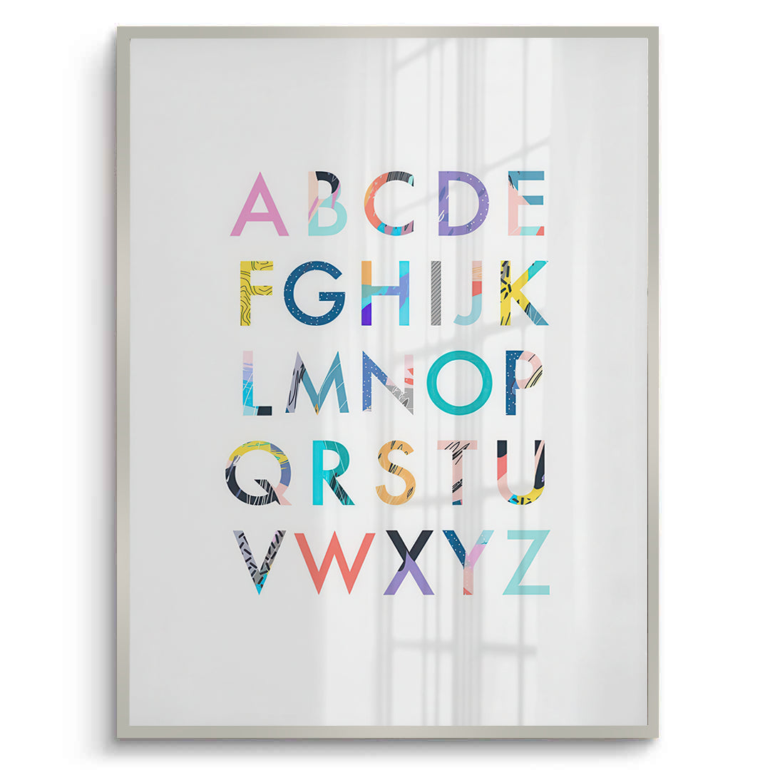 2Colorful Alphabet - Fine Art