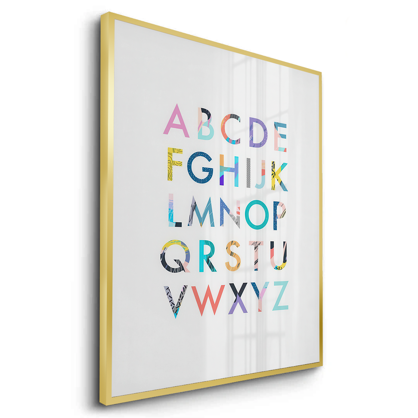 2Colorful Alphabet - Fine Art