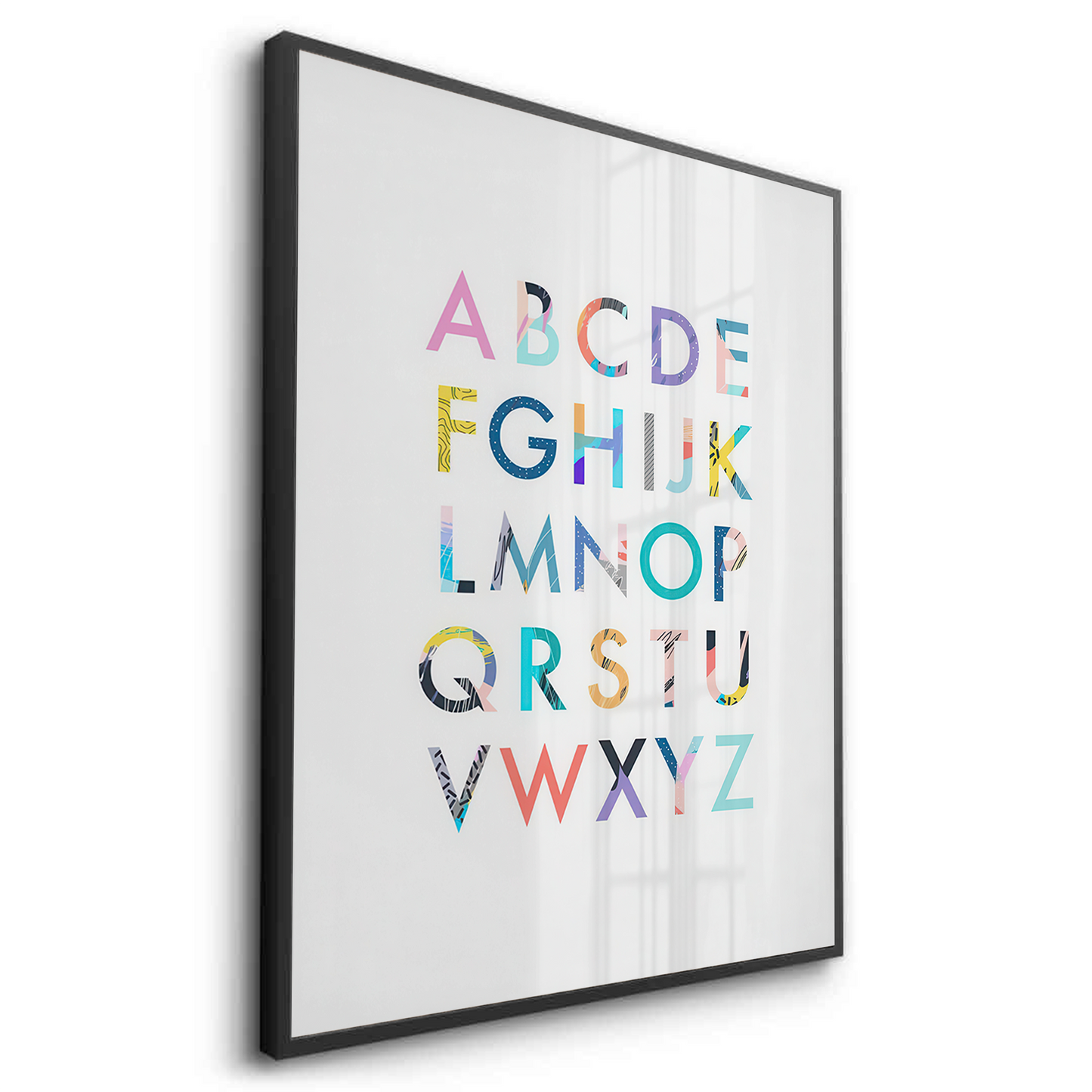 2Colorful Alphabet - Fine Art