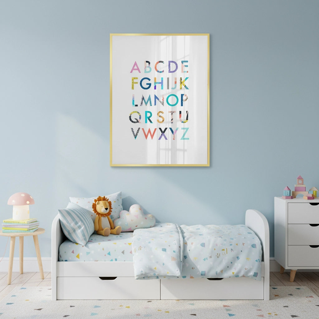 2Colorful Alphabet - Fine Art