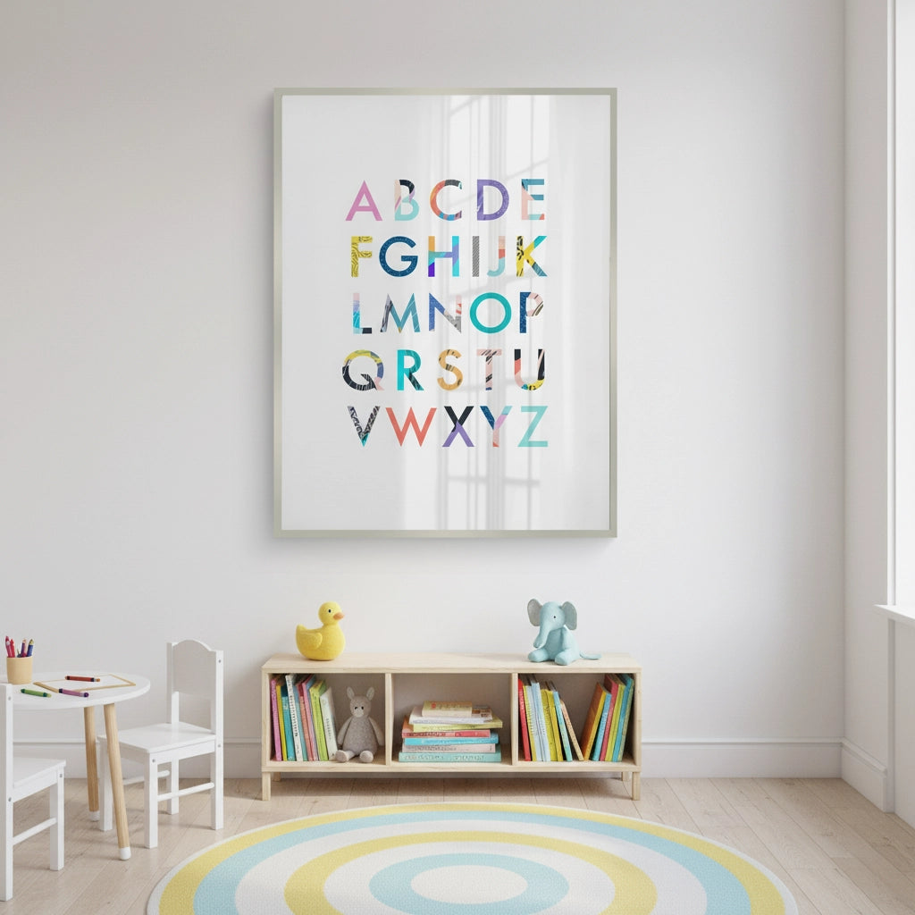 2Colorful Alphabet - Fine Art