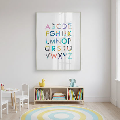 Colorful Alphabet - Fine Art