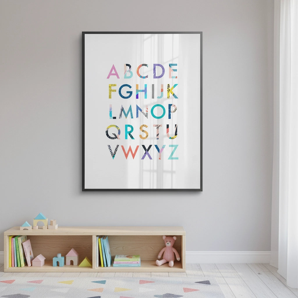 2Colorful Alphabet - Fine Art