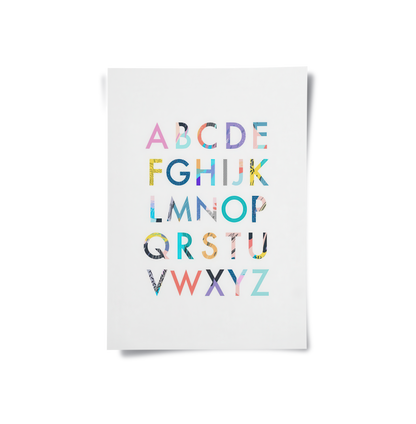Colorful Alphabet - Poster