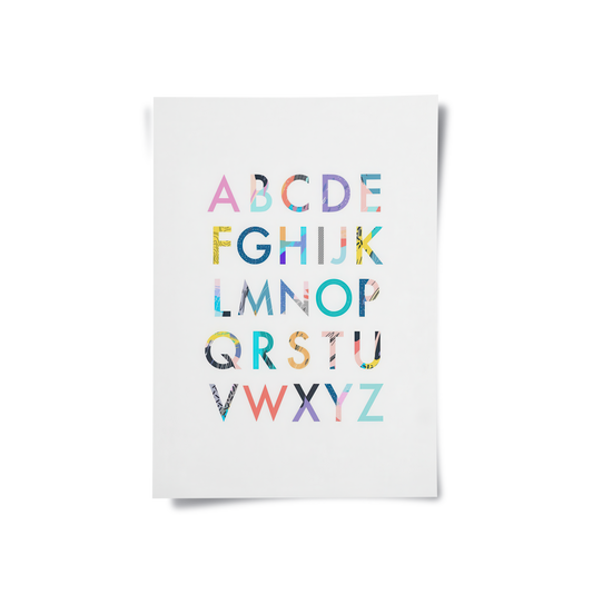 Colorful Alphabet - Poster