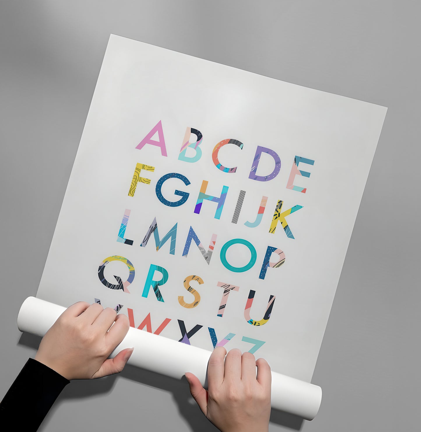 2Colorful Alphabet - Poster