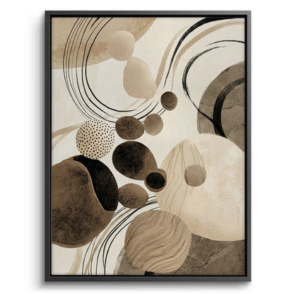 Contemporary Abstract Earth Tone - Canvas