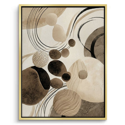 Contemporary Abstract Earth Tone - Canvas