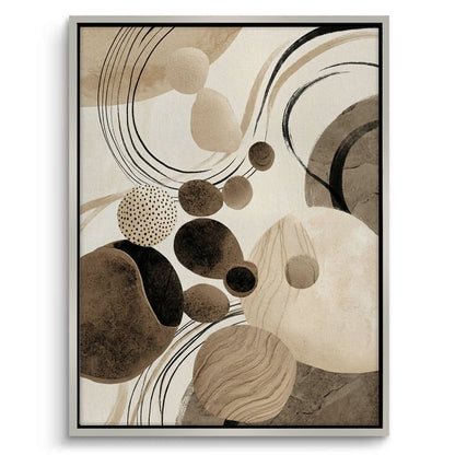 Contemporary Abstract Earth Tone - Canvas