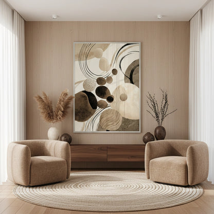 Contemporary Abstract Earth Tone - Fine Art