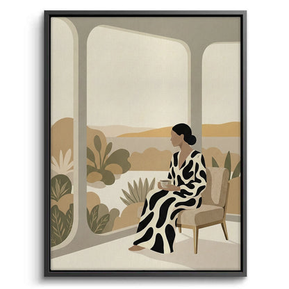 Contemporary Abstract Woman - Canvas