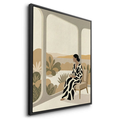 Contemporary Abstract Woman - Canvas