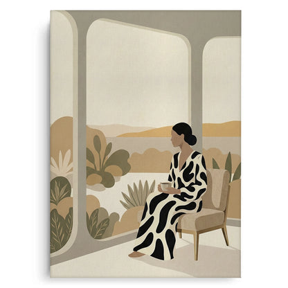 Contemporary Abstract Woman - Canvas