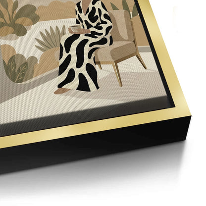 Contemporary Abstract Woman - Canvas