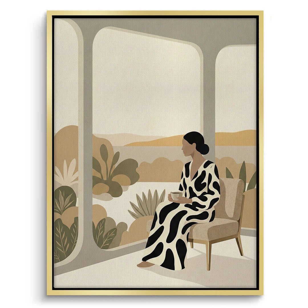 2Contemporary Abstract Woman - Canvas