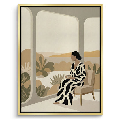 Contemporary Abstract Woman - Canvas