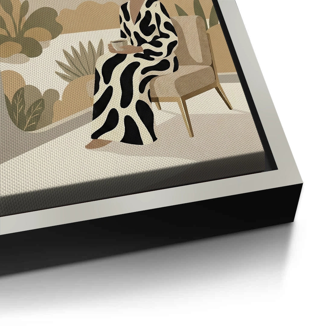 2Contemporary Abstract Woman - Canvas