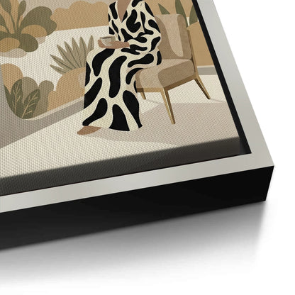 Contemporary Abstract Woman - Canvas