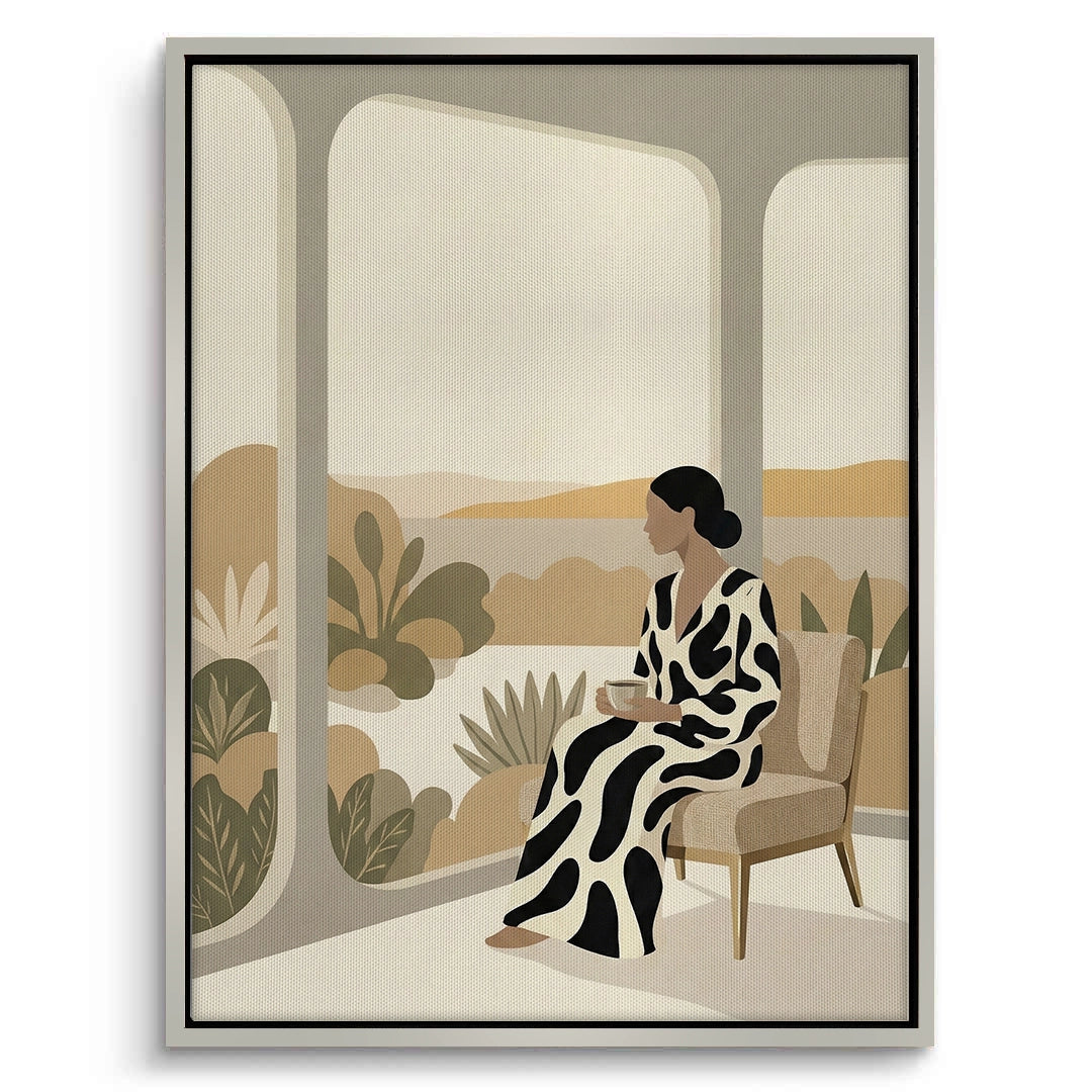 2Contemporary Abstract Woman - Canvas