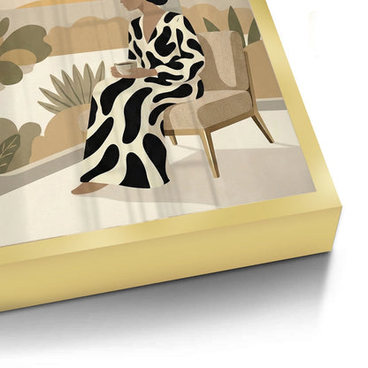 Contemporary Abstract Woman - Fine Art