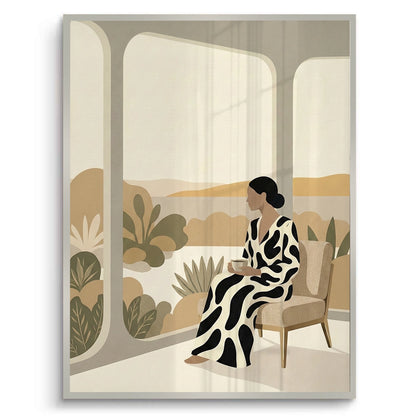 Contemporary Abstract Woman - Fine Art