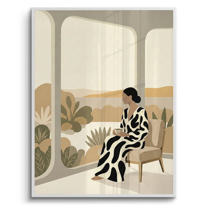 Contemporary Abstract Woman - Fine Art