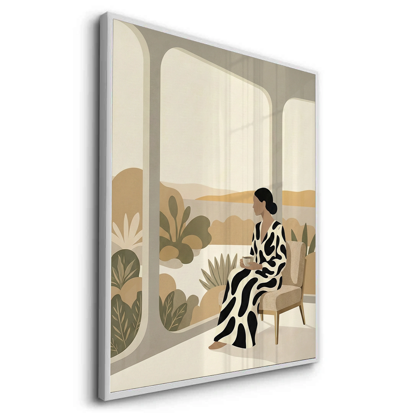 2Contemporary Abstract Woman - Fine Art