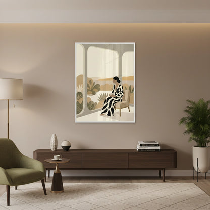 Contemporary Abstract Woman - Fine Art