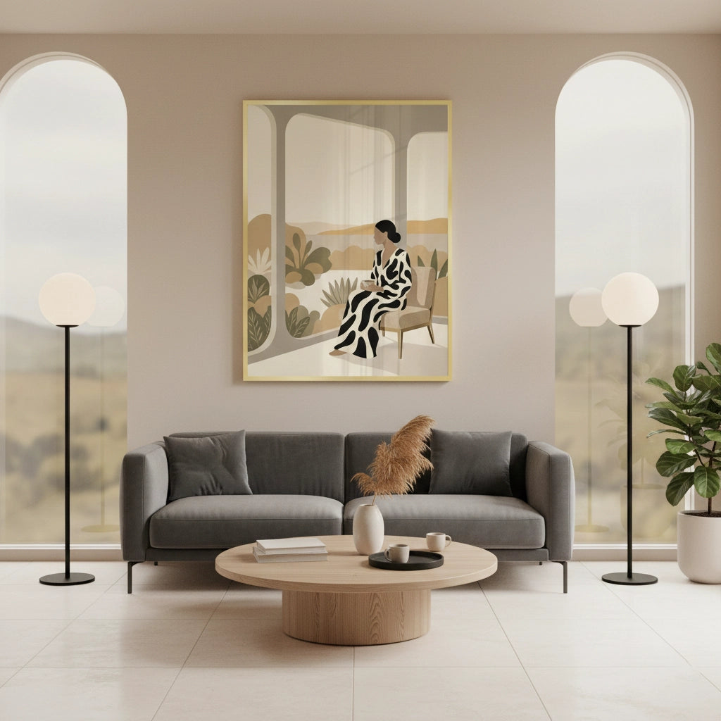 2Contemporary Abstract Woman - Fine Art