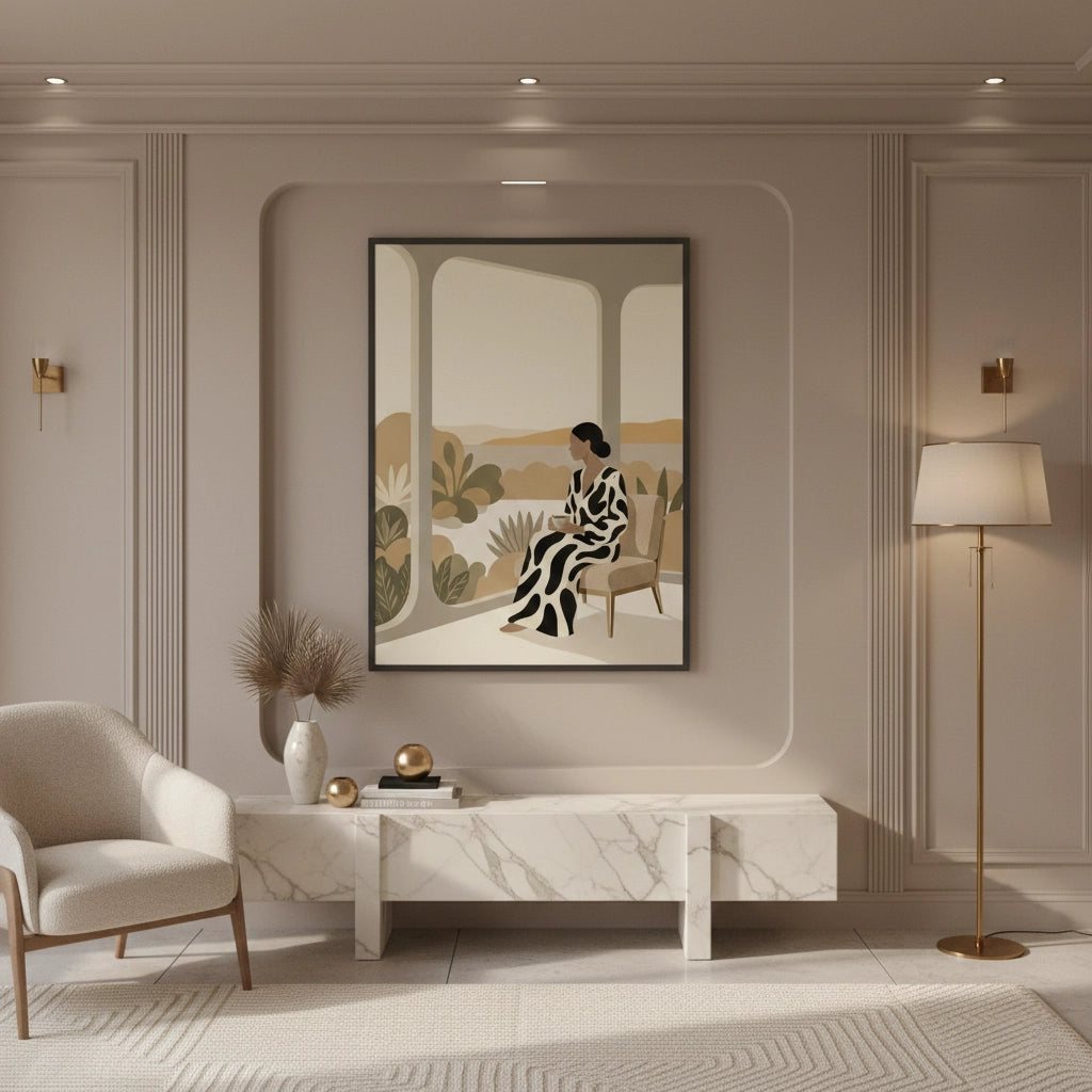 2Contemporary Abstract Woman - Fine Art