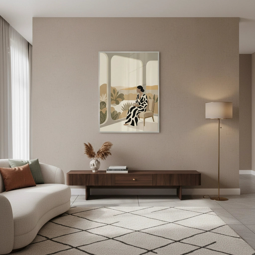 2Contemporary Abstract Woman - Fine Art