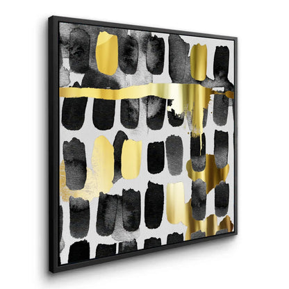 Contemporary Black and Gold - Canvas