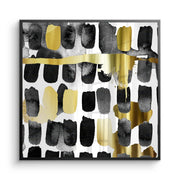 Contemporary Black and Gold - Fine Art - Jasmineart.ae